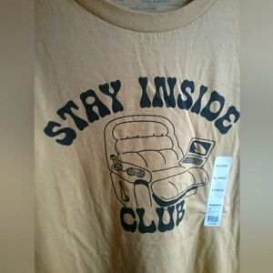 Stay Inside Club Graphic Tee - XL